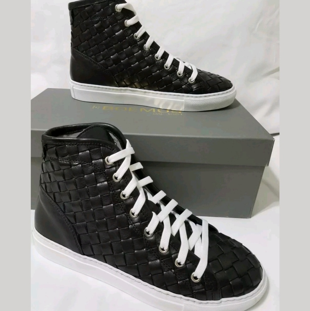 BOEMOS Ice Woven Sneaker Slip On Gor Size 8